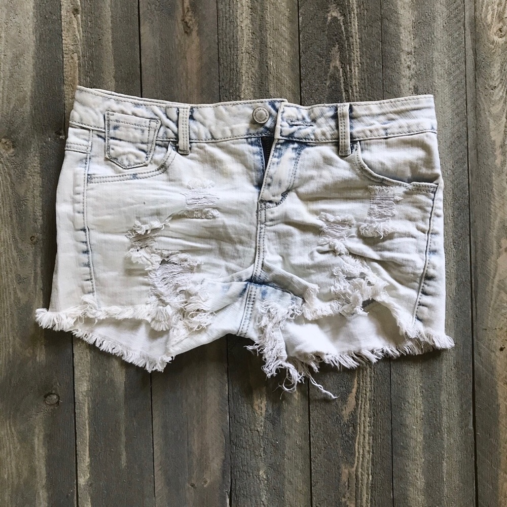 Light Jean shorts ripped I&M Jeans